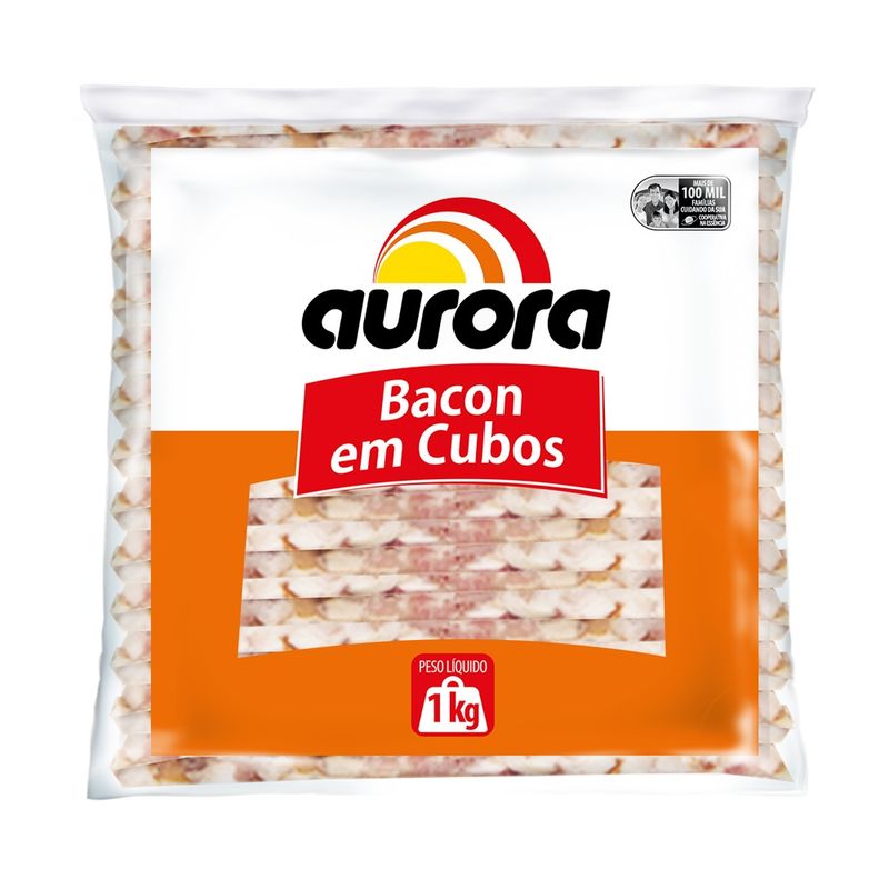 Bacon em cubos Aurora 1kg (7891164003319)