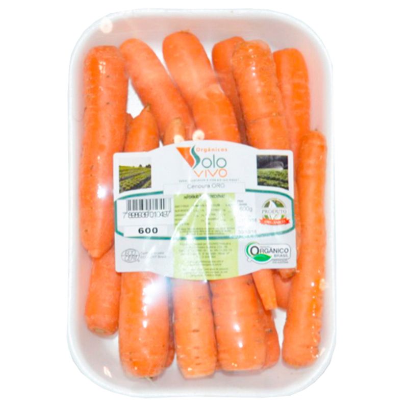 Cenoura Organica Solo Vivo 600g (7898939010497)