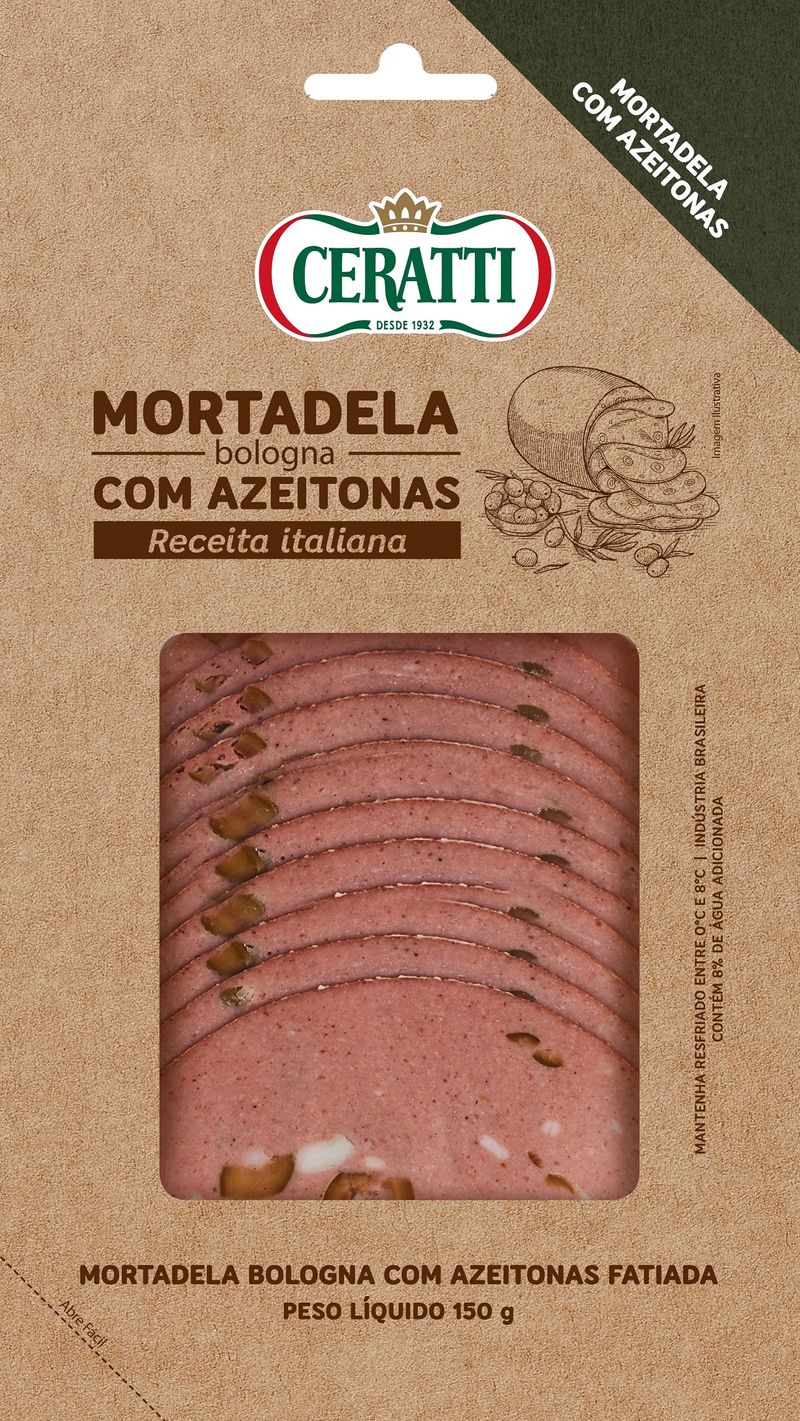 Mortadela com azeitona Ceratti 150g (7898907631303)