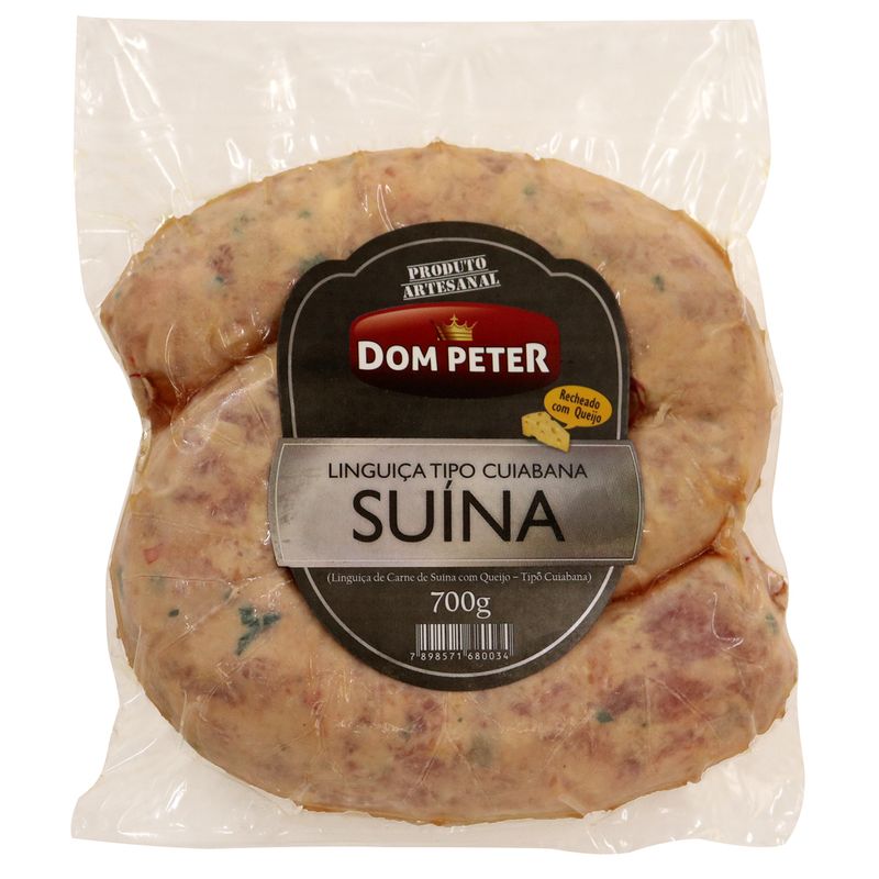 Linguiça suína cuiabana Dom Peter 700g (7898571680034)