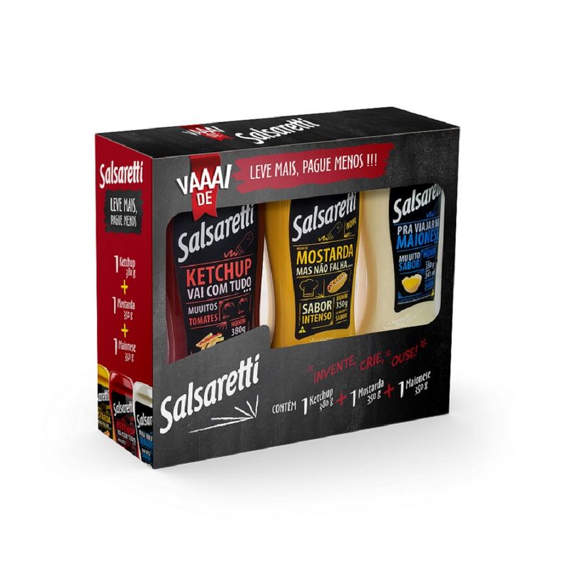 Ketchup Mostarda Maionese Salsaretti 380g (7898930142968)