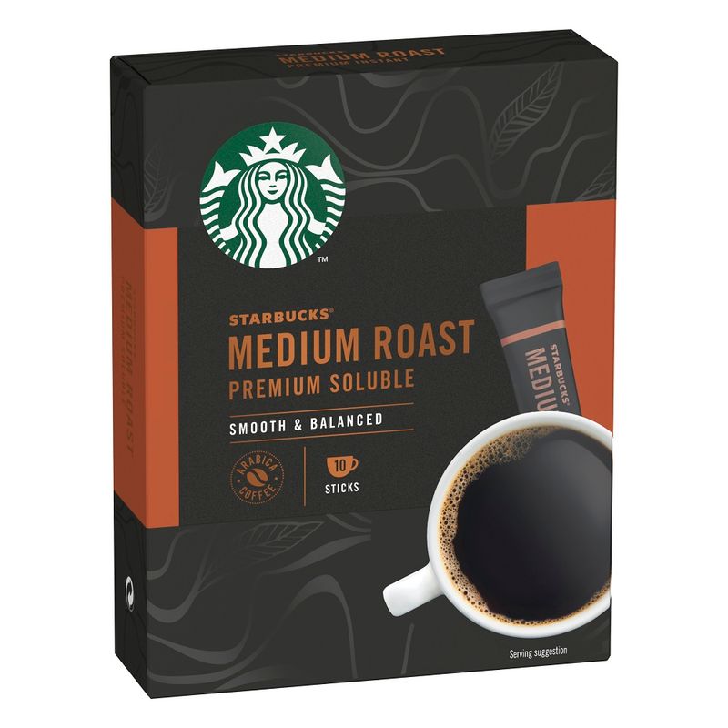 Cafe Soluvel Starbucks Medium Roast 23g 10 Saches (7613038413679)