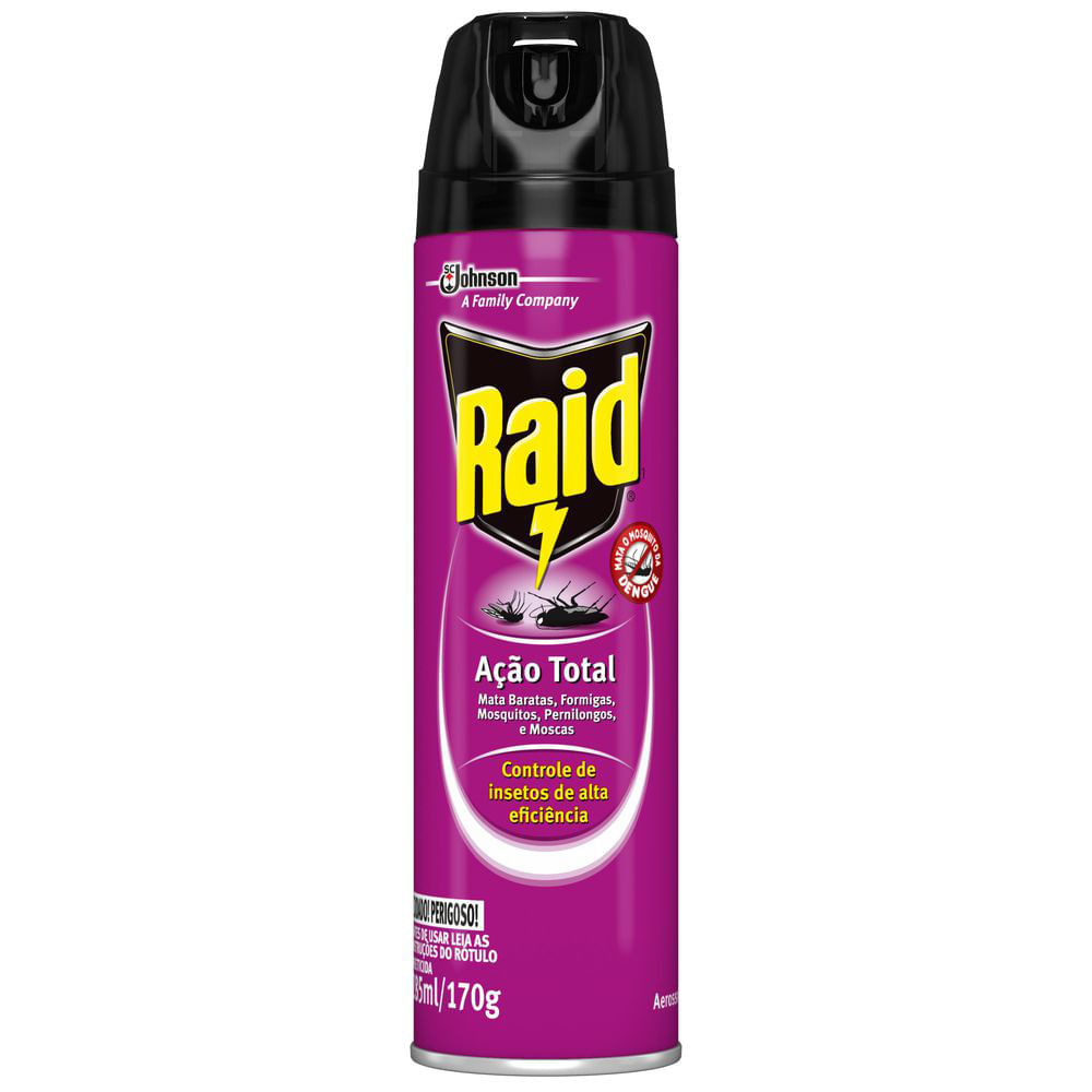 Inseticida Raid Multi-insetos Spray Ação Total 285ml