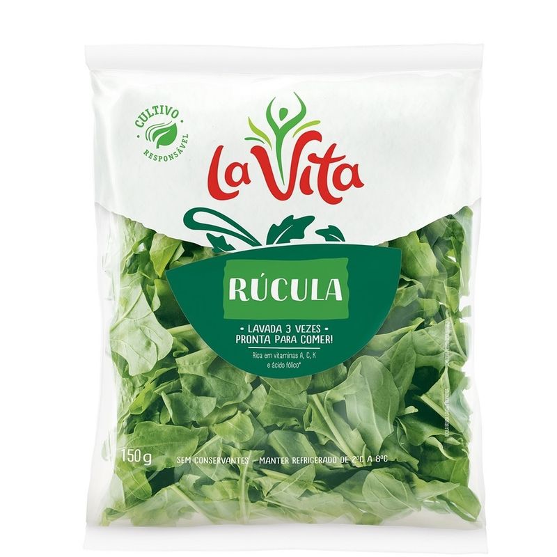Rucula Fatiada La Vita Pacote 150g (7898904845062)