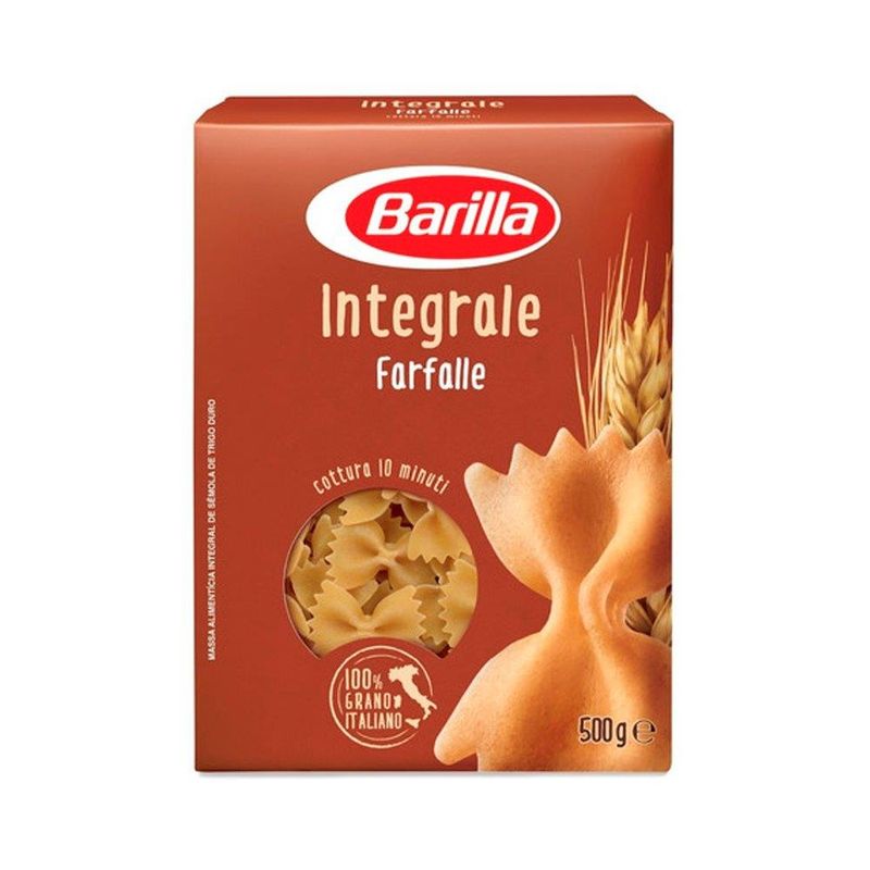 Macarrão Farfalle Integrale Grano Duro Barilla 500g (8076809575522)