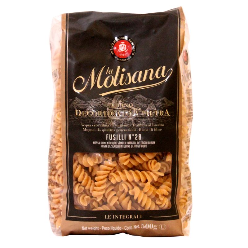 Macarrao La Molisana Fusili Integral 500g (8004690612804)