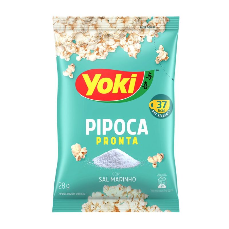 Pipoca Salgada Yoki 28g Sal Marinho (7891095030750)