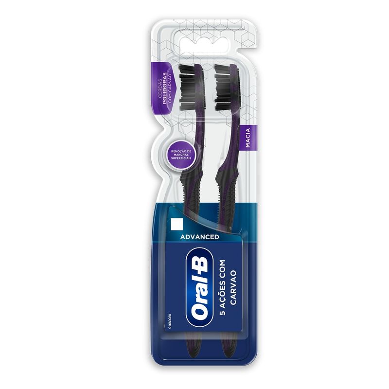 Escova Dental Oral B Ações Com Carvão Unidades (7500435171083)