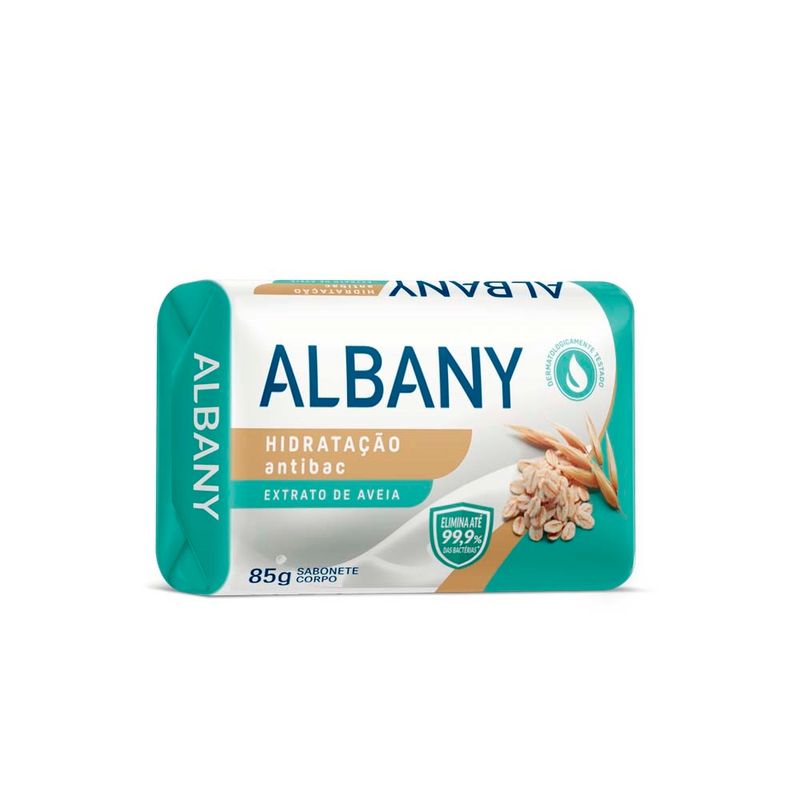 Sabonete Antibacteriano Albany 85g Extrato Aveia (7908324400120)