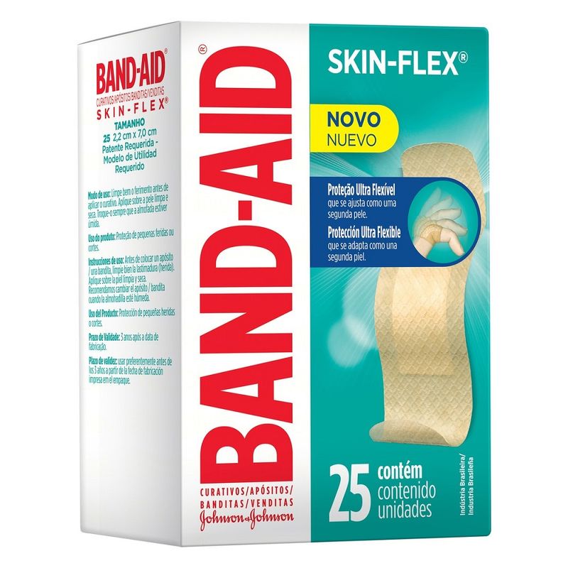 CURATIVO-BAND-AID-C-25-SKIN-FLEX