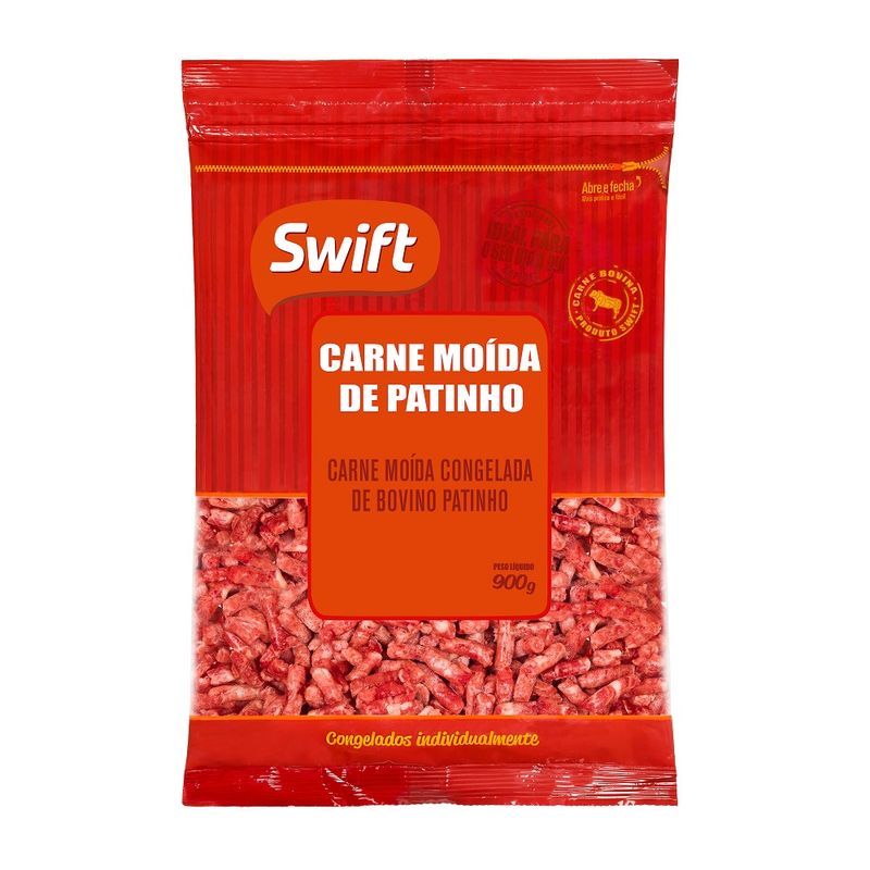 Carne Bovina Patinho Swift 900g Moída (7899567253539)