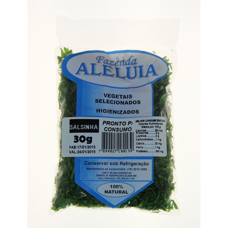 Salsinha Aleluia 30g (7899027180139)