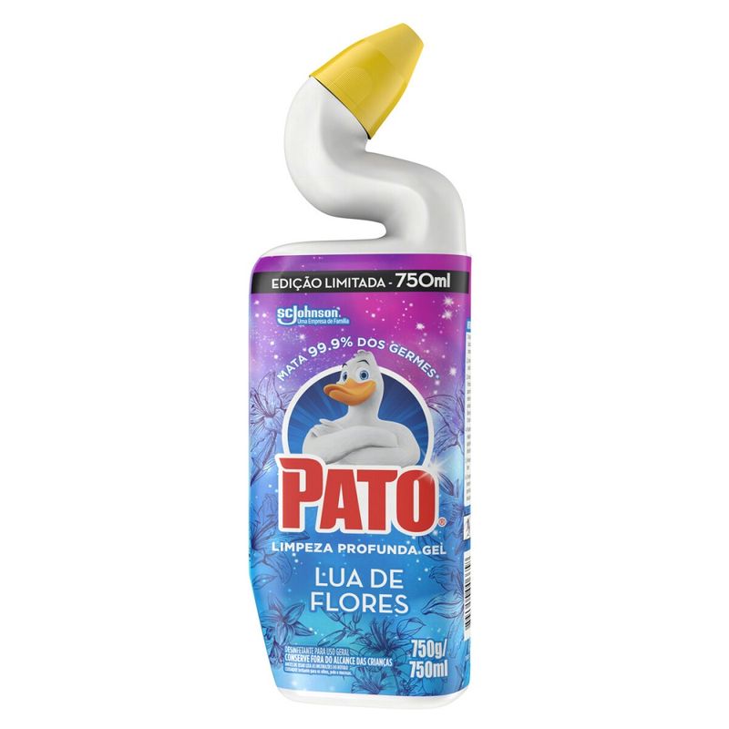 Desinfetante Sanitário Pato Lua Flores 750ml (7894650006658)