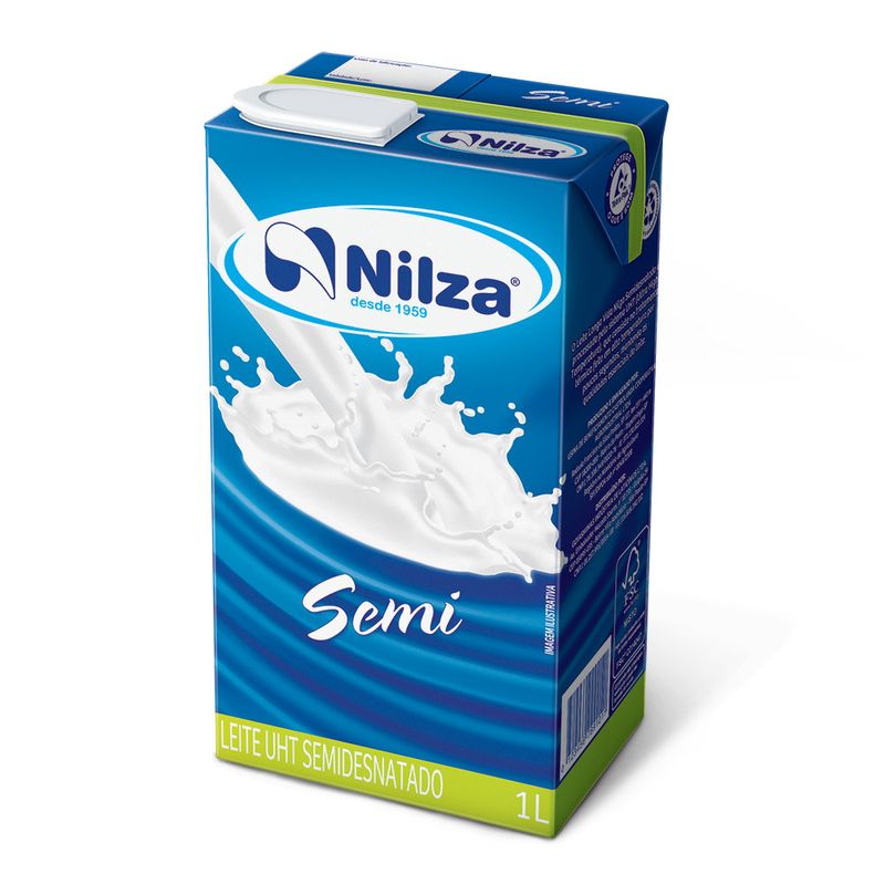 Leite Nilza Semidesnatado 1L (7898080641304)