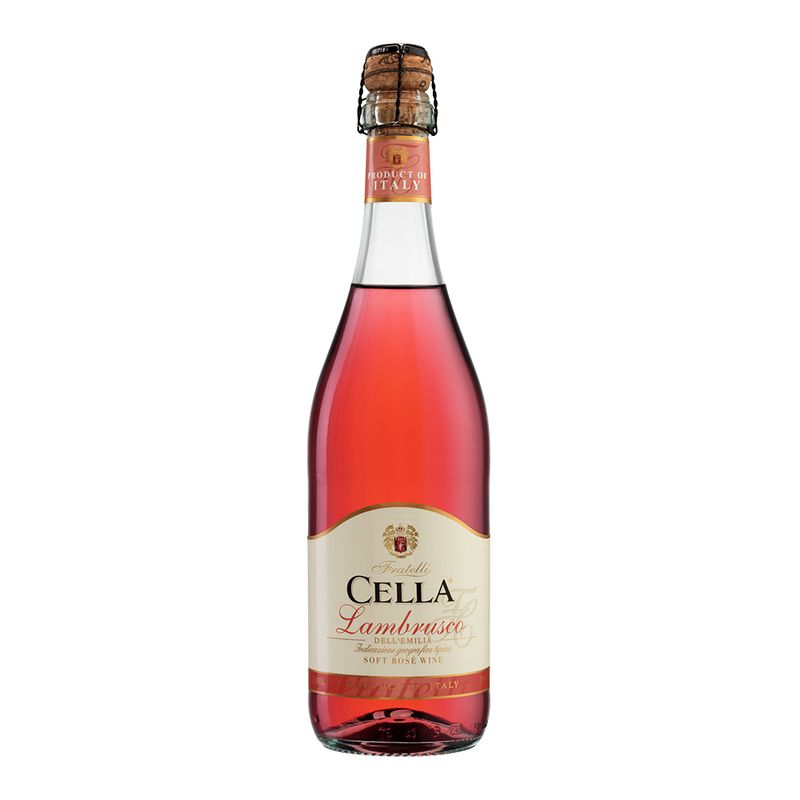 Vinho Italiano Lambrusco Cella 750ml (8001929241552)