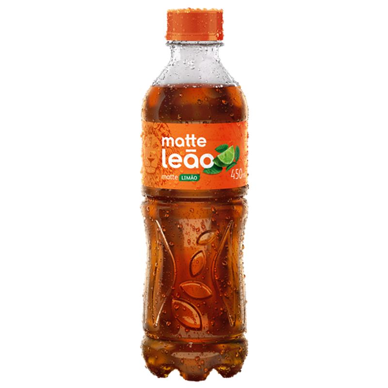 Chá Matte Leão Sabor Limão PET 450ML (7891098040749)
