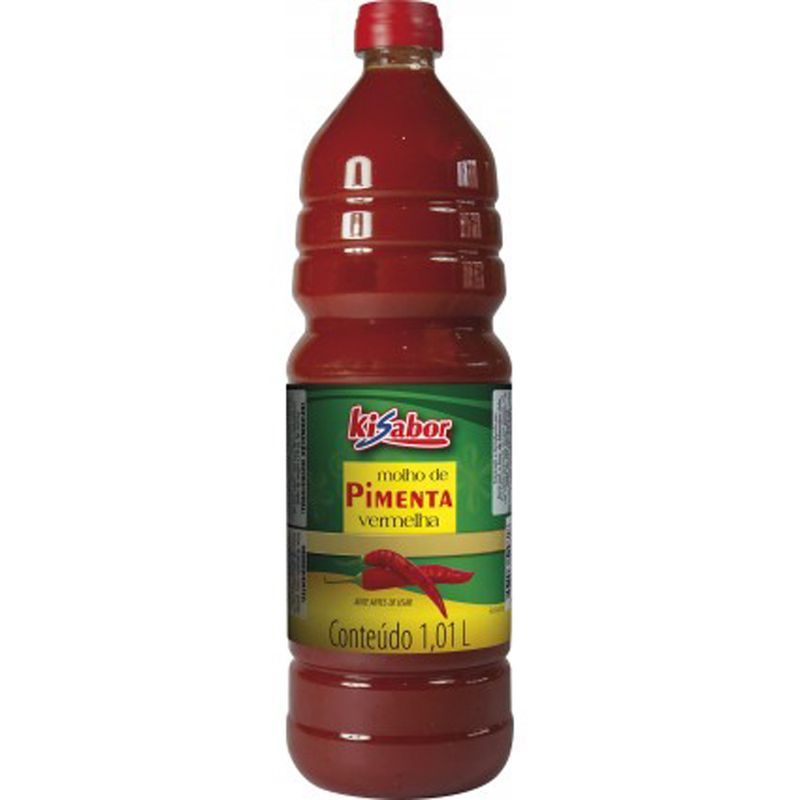 Molho Pimenta Kisabor 1,01l Vermelha (7898416529818)