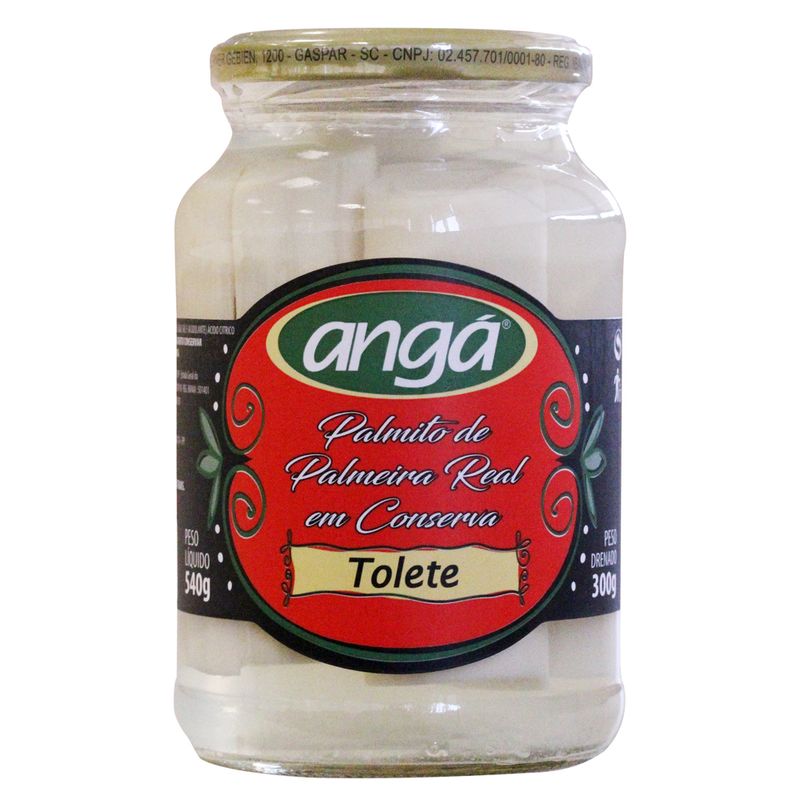 Palmito Anga Palmeira Real Inteiro 300G (7898291990796)