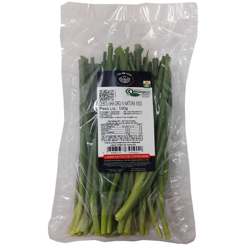 Cebolinha In Natura RDU Orgânica 100g (7898537391011)