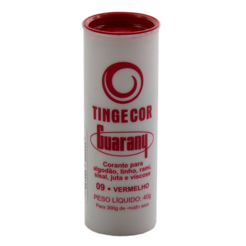CORANTE TINGEDOR 40G VERMELHO 9 (7891988000747)