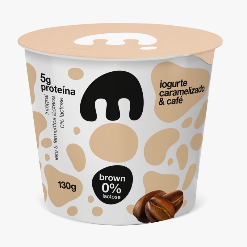 Iogurte Integral Caramelizado Brown Zero Lactose Café 130g (7898964946402)