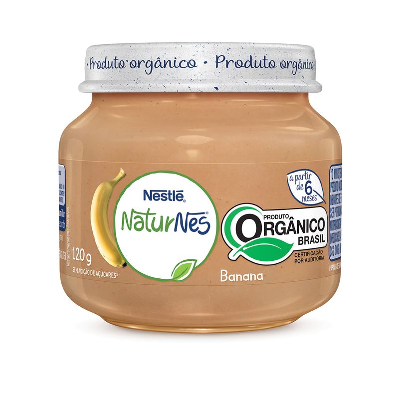 Papinha Nestlé Naturnes Orgânico Banana 120g (7891000262627)