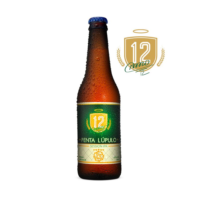 Cerveja 12 Penta Lúpulo Session IPA 355ml Long Neck (7898960889246)