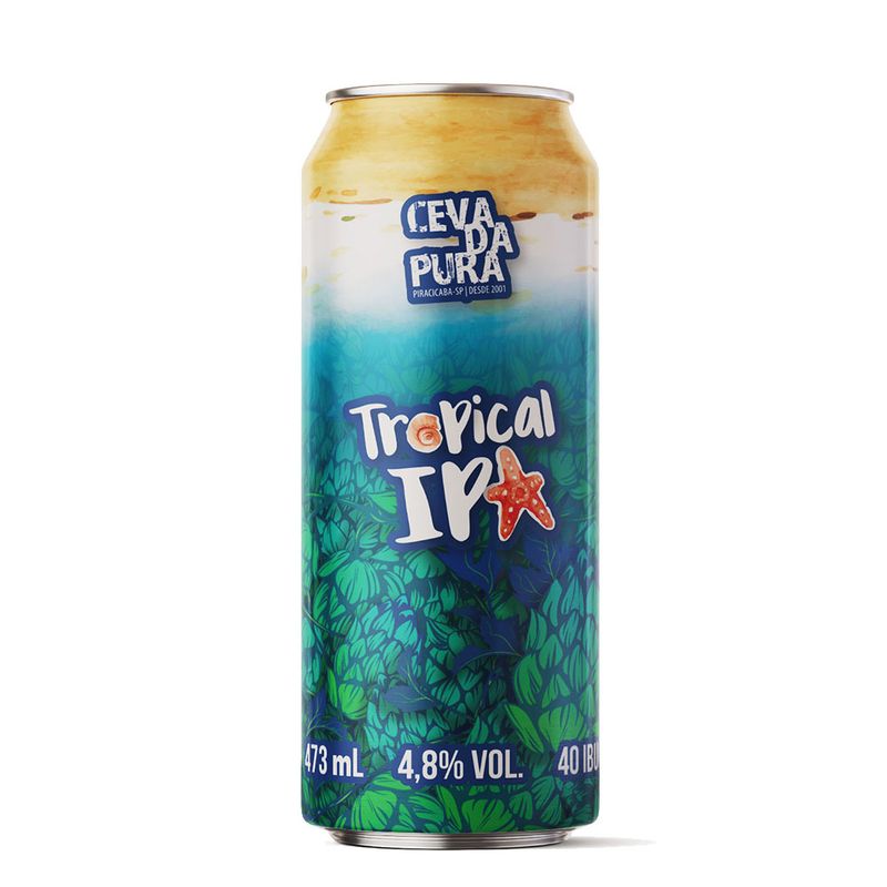 Cerveja Cevada Pura 473ml Tropical (7898964581023)