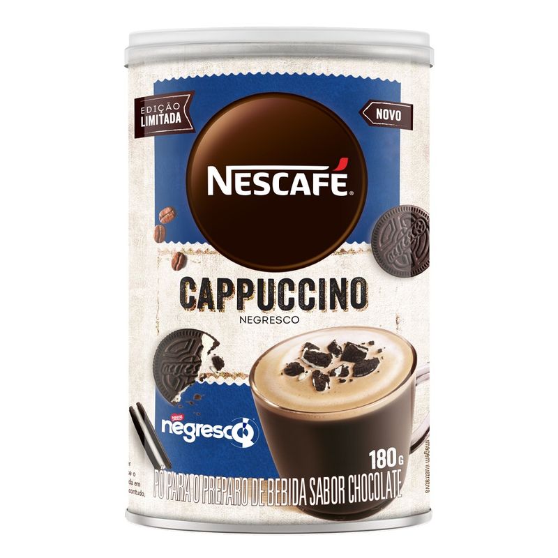 Cappuccino Nescafé Chocolate Negresco 180g (7891000221006)