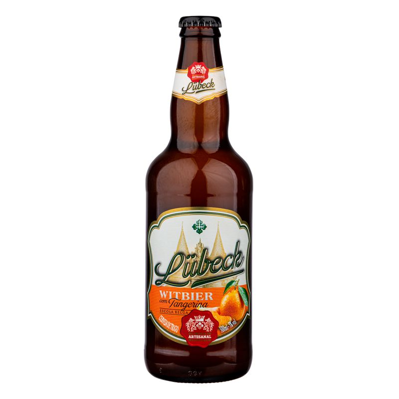 Cerveja Lubeck Witbier Tangerina 500ml (7898911020391)