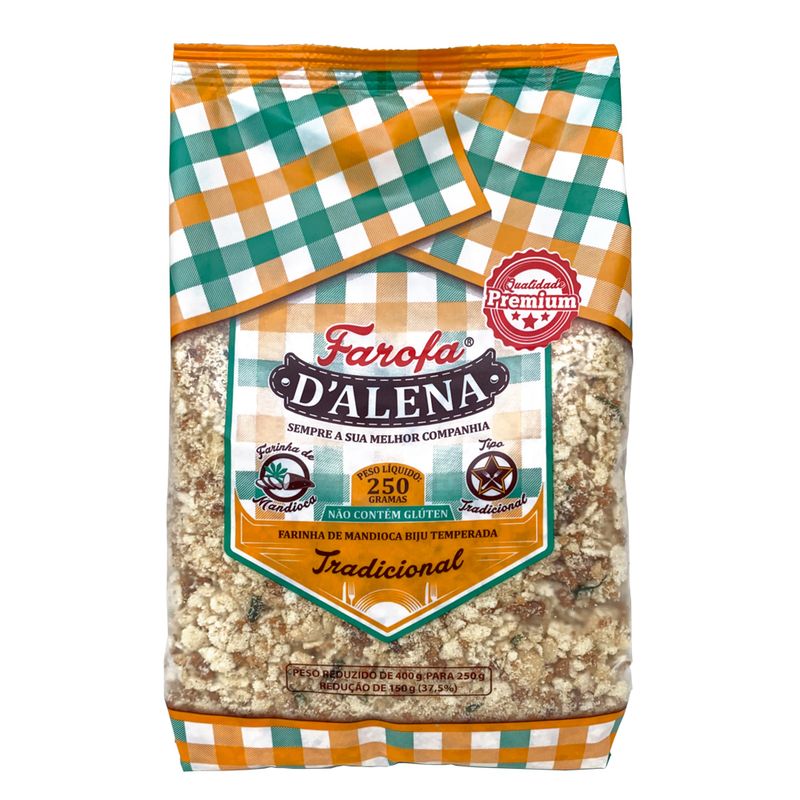 Farofa pronta de mandioca Dalena 250g (7898616880078)