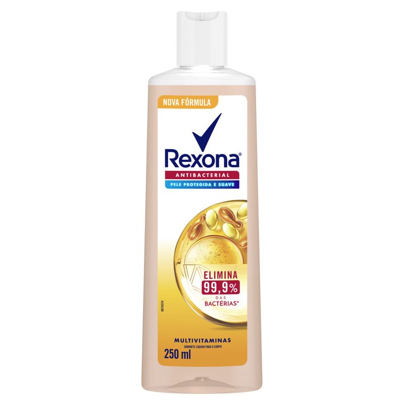 Sabonete Líquido Antibacteriano Rexona Multivitaminas 250ml (7891150083080)