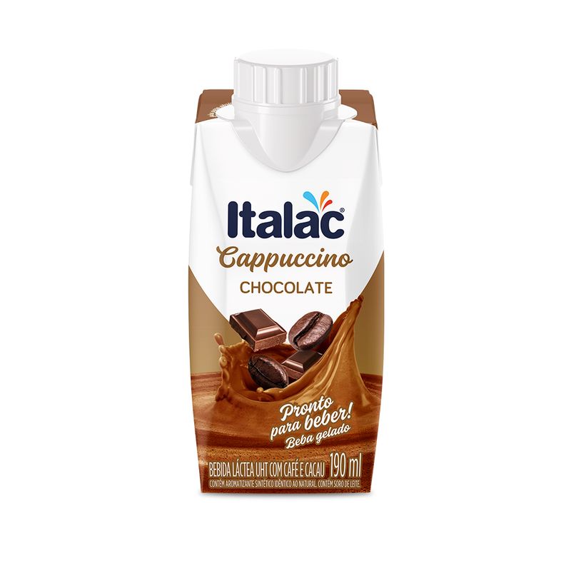 Italac de Cappuccino de Chocolate 190ml (7898080642868)