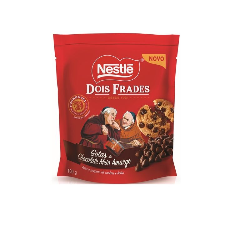 Chocolate Nestlé Meio Amargo Gotas Dois Frades (7891000305034)