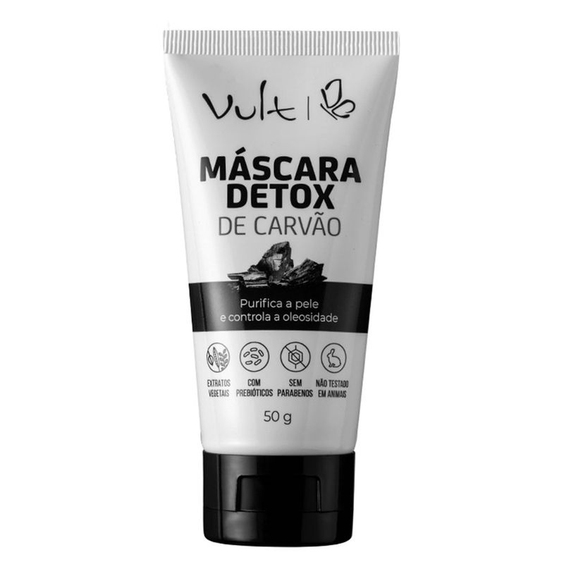 Máscara Facial Vult 50g Detox Carvão (7899852014357)