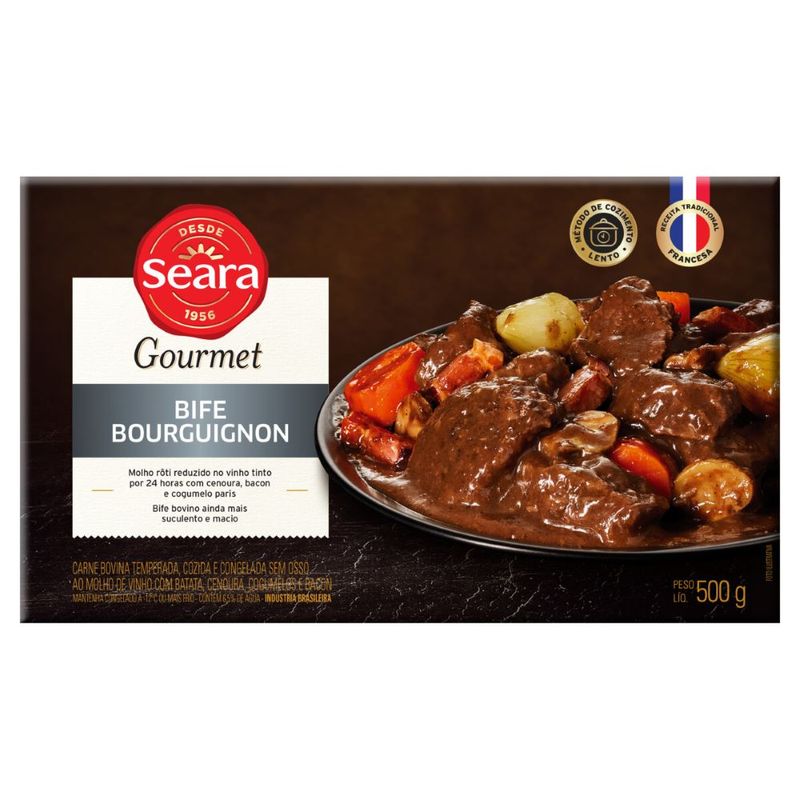 Beef bourguignon Seara Gourmet 500g (7894904269600)