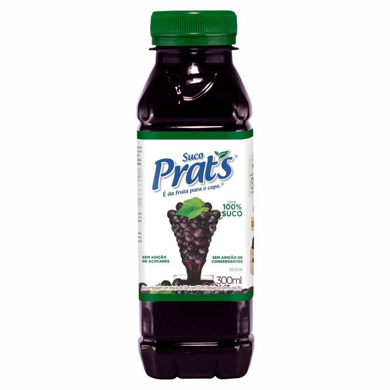 Suco Uva Refrigerado Prats 300ml (7898953148718)