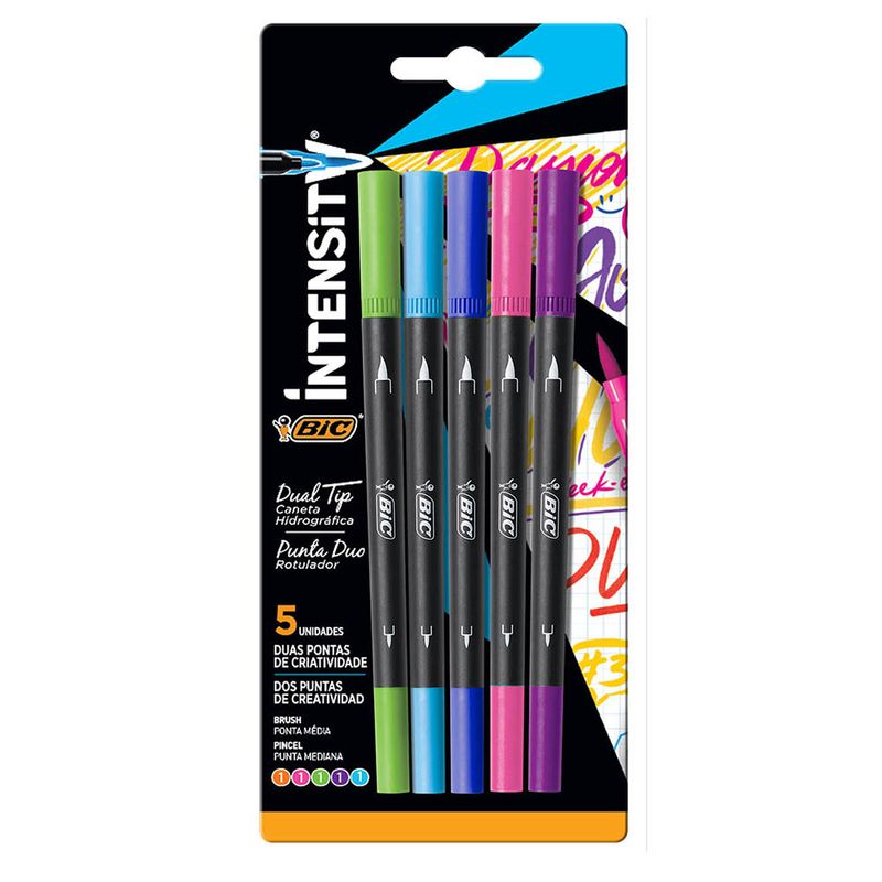CANETA-HIDROG-BIC-INTENSITY-C-5-DUAL