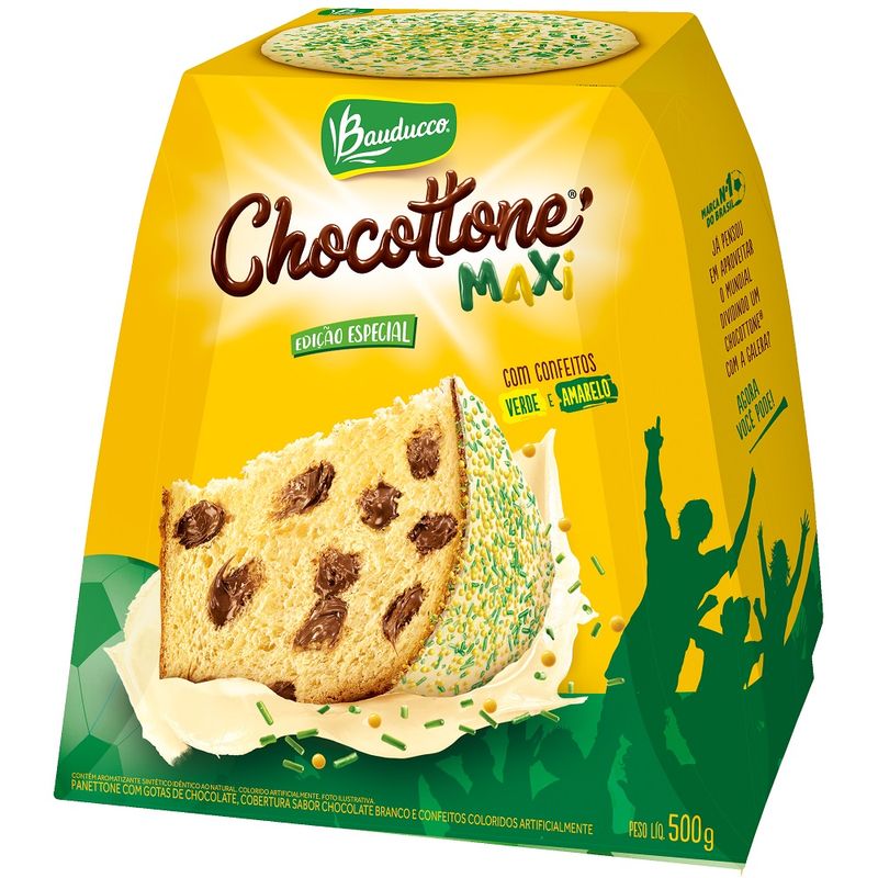 Panettone Bauducco Chocottoni Maxi 500g Edição Especial (7891962069210)