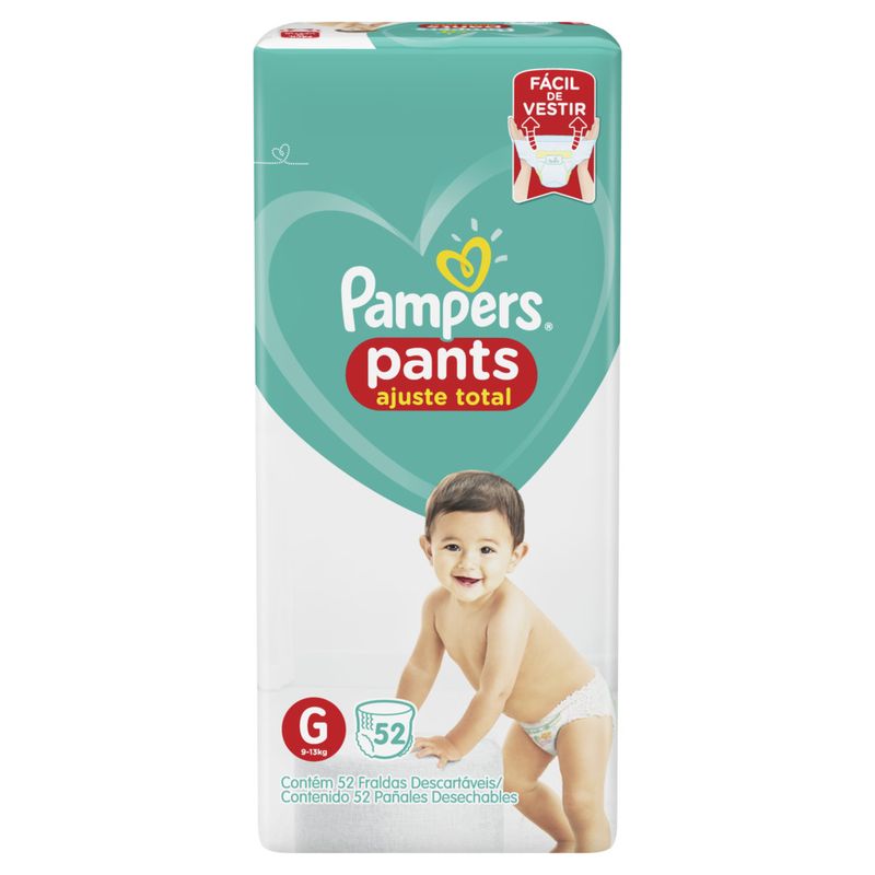 Fralda Pampers Pants G Com 52 Unidades (7500435146616)
