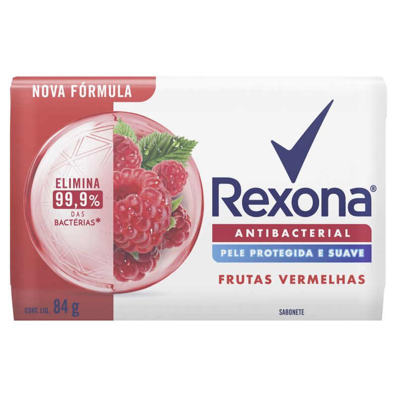 Sabonete Antibacteriano Rexona Frutas Vermelhas (7891150083271)