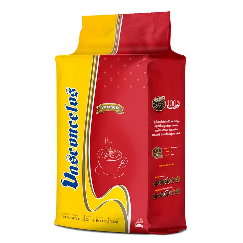 Café Vasconcelos extra forte a vácuo 500g (7898949924517)