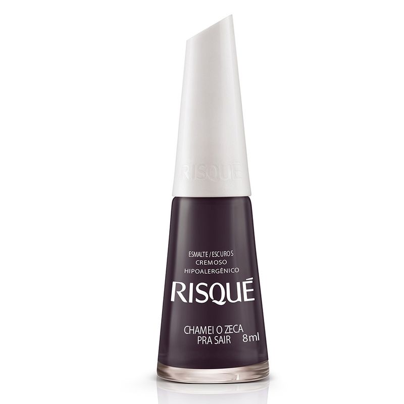 Esmalte Risqué Cremoso Escuro 8ml Chame Zeca Pra Sair (7891182020923)
