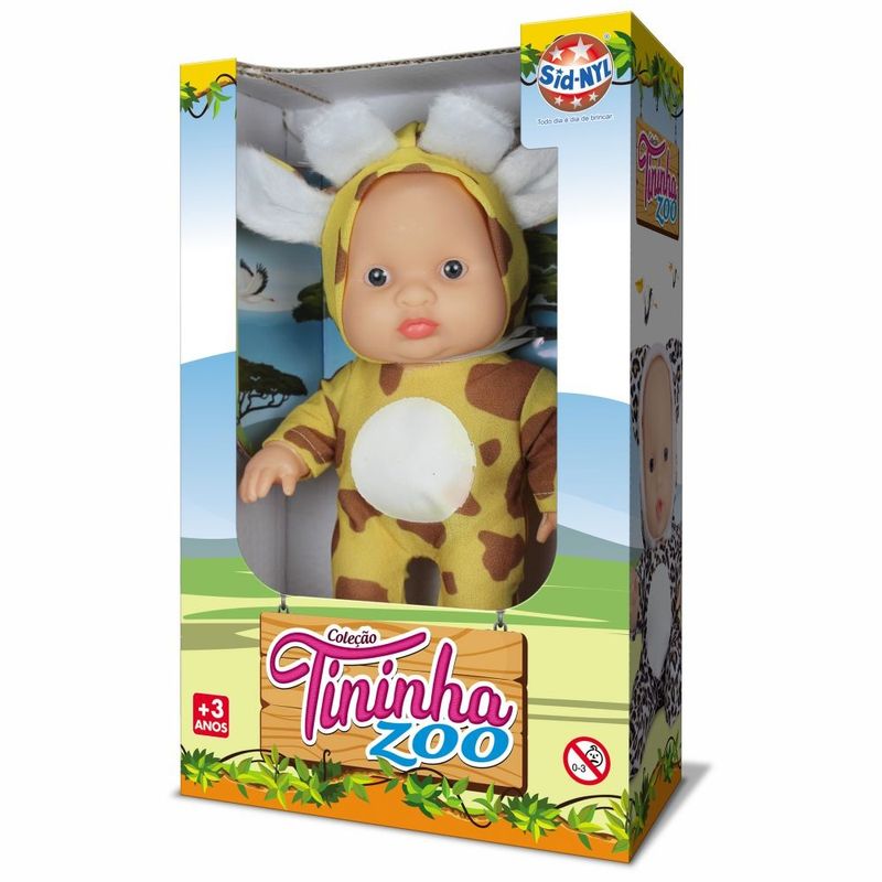 Boneca ColeçãoTininha Zoo Sid-Nyl (7897547713363)