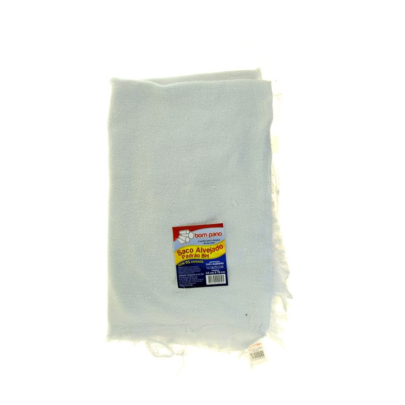 Saco Alvejado Padrão Bom Pano 44X76 (7892330000194)