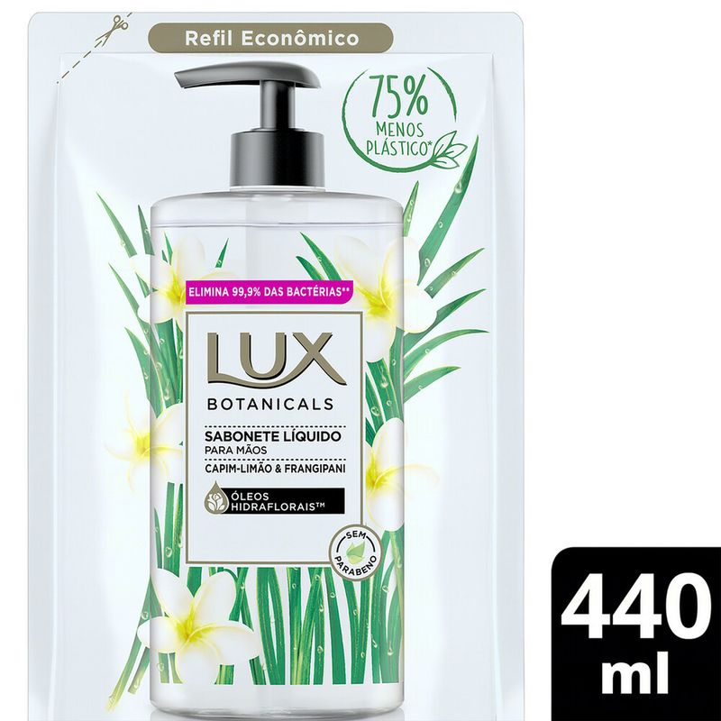 Sabonete líquido Capim limão Lux Frangipani 440ml (7891150079700)