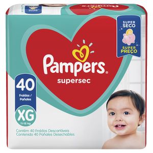 Fralda Supersec XG 40 Unidades Pampers