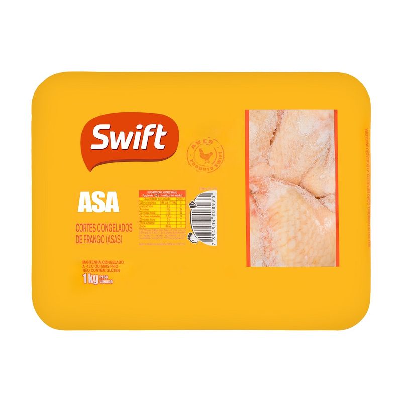 Asa Frango Swift Bandeja 1kg (7894904208975)