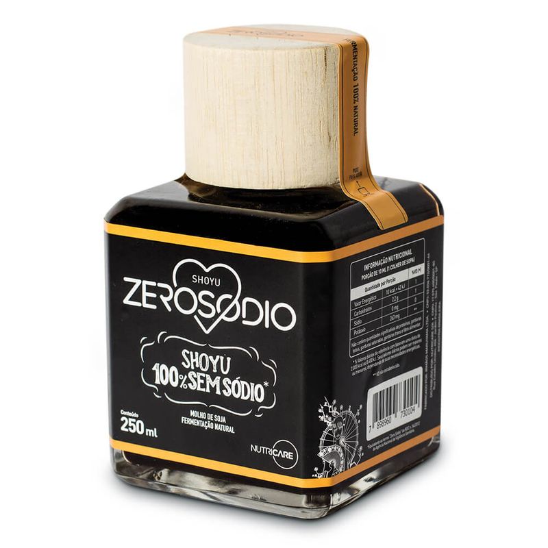 Molho Shoyu Nutricare 250ml Zero Sódio (7898960730104)