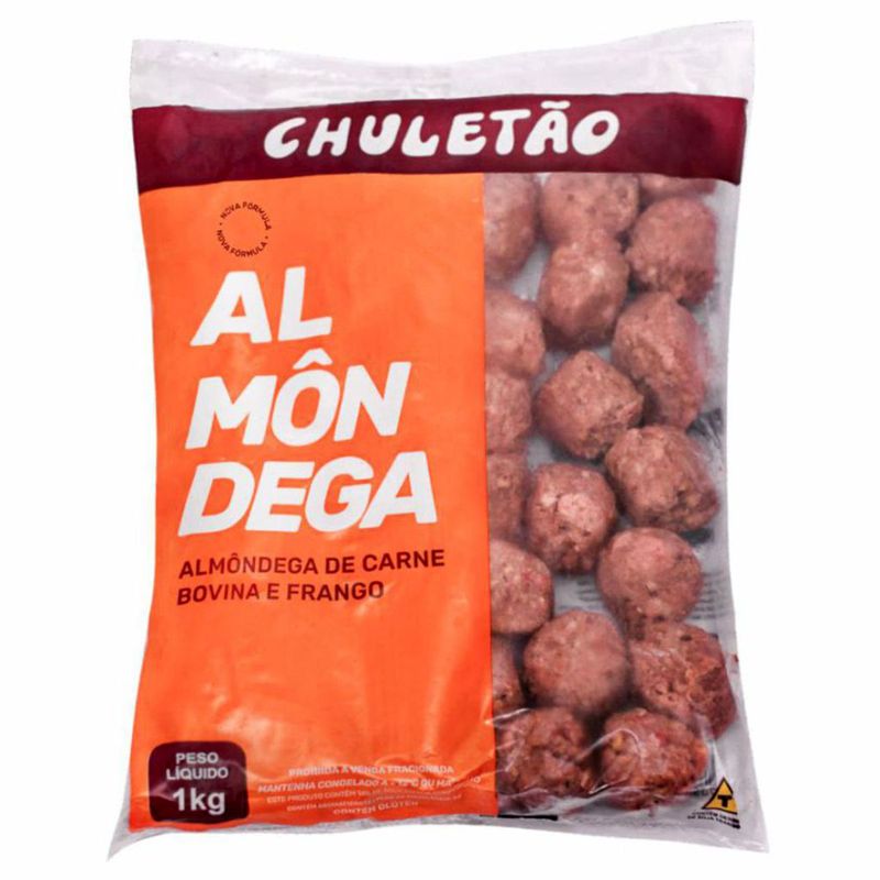 Almôndega Bovina e Frango Chuletão 1kg (7898966529153)